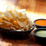 Molina's Cantina Chips and salsas