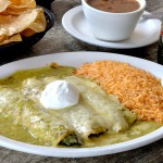 Molina's Cantina Spinach Enchiladas